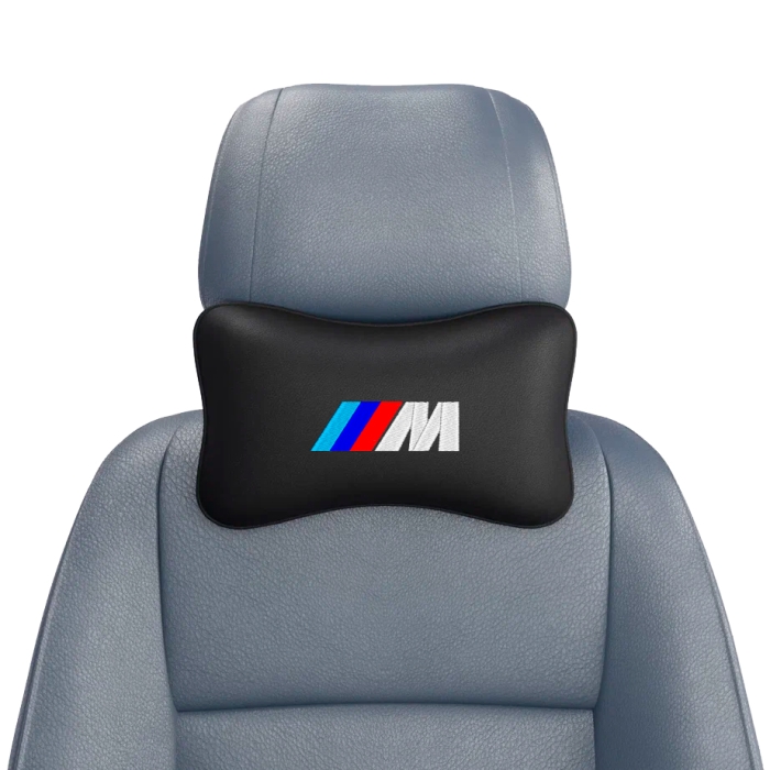 Подушки под шею Подушка под шею черная с вышивкой M (BMW)